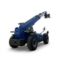 رافعة تلسكوبية ثقيلة الحمولة 4 طن، رافعة تلسكوبية 17 متر 4x4 ديزل مع وصلة سريعة وشوكات حمولة، حاصلة على شهادة CE