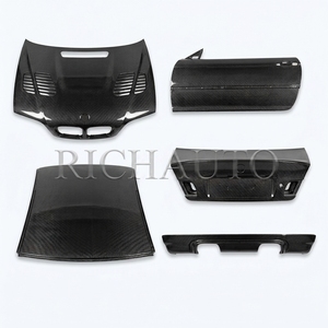 Pannelli Laterali in Fibra di Carbonio Leggeri Lompard per BMW Serie <span class=keywords><strong>3</strong></span> E46 Coupé 325ci 330ci M3, Kit Carrozzeria per Auto da <span class=keywords><strong>Corsa</strong></span> - Product Image 6