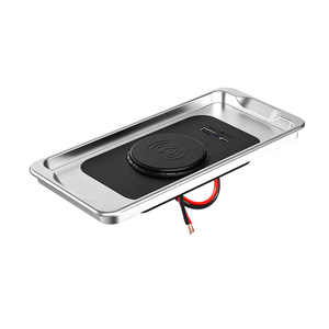 Waterproof Flush Mount 15W Car Phone Wireless Charging 12V 24V Bus Seat Car With USB a <b>Type</b> <b>C</b> PD - Product Image 1