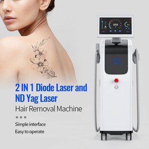 KES 2 in1 più recente macchina Laser Nd Yag rimozione tatuaggio macchina laser diodo professionale Nd Yag Laser rimozione tatuaggio prezzo - Product Image 1