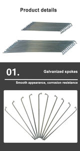 <span class=keywords><strong>ซี่</strong></span>ล้อรถจักรยานไฟฟ้า12ก. ทำจากสเตนเลสสีดำออกแบบได้ทุก<span class=keywords><strong>ขนาด</strong></span> - Product Image 5