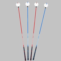 Bâton d'entraînement de golf OEM ODM en fibre de verre et caoutchouc, personnalisable avec logo, pour l'entraînement vocal
