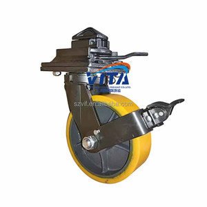 Roue pivotante robuste de 1,5 tonne, 12 pouces, 300 mm, roues pivotantes en PU - Product Image 1