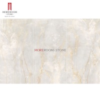 Mur en marbre blanc d'Italie, dalle en porcelaine grand format de 12 mm