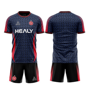 ชุดเสื้อฟุตบอลแฟนบอลโลก 2026 HEALY พร้อมโลโก้สั่งทำพิเศษ ชุดฟุตบอลผู้ชายแบบแห้งเร็ว ระบายอากาศได้ดี ชุดยูนิฟอร์มฟุตบอลครบชุด - Product Image 6
