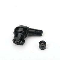 Tige de Valve de pneu de moto, haute qualité, en aluminium CNC, Angle de 90 degrés pour Harley Davidson modifié