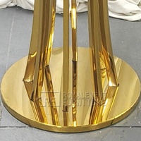 Tables de bar et chaises pour restaurants et bars, table de réception, or, argent, durables, pour événements extérieurs, mariages, faible MOQ