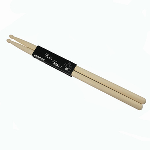 <span class=keywords><strong>Baquetas</strong></span> de madera de arce sólida Natural, 5A, 7A, palo de tambor ligero <span class=keywords><strong>para</strong></span> reproducción de tambor, precio barato - Product Image 1