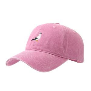 Gorra de béisbol unisex con bordado de paloma, estilo lavado, para deportes al aire libre, pesca y sombra, Colección Otoño 2026, 100% común - Product Image 5
