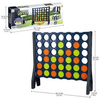 Juego Gigante de Cuatro en Raya |   42 piezas de ajedrez, juguete educativo para niños y adultos, para interiores y exteriores