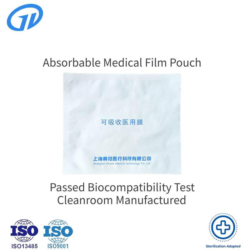 Medical Grade Gravure Printed Moisture Proof Easy Peel Opening Medical Repair Membrane Pouch Refrigeration Tolerant Non