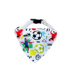 Yisi Pet Bandana Adjustable Digital Print Sports Pattern Cat <b>Dog</b> Neck Bib For Party Decorate - Product Image 5