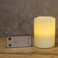 Télécommande pour bougie LED, en argent, 3 clés On/Off, minuterie, télécommande, excellente qualité, pièces