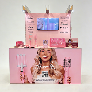 Présentoir de Maquillage de Luxe Personnalisé avec Arche Logo et Supports de Sol en Carton pour Salons de Beauté et Promotions en Centre Commercial - Product Image 5