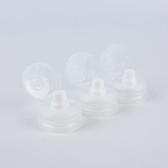 28mm 30mm 38mm Non-Spill PE Sport Bottle Cap Flip Top Cap for Drink Water Beverage Bottles