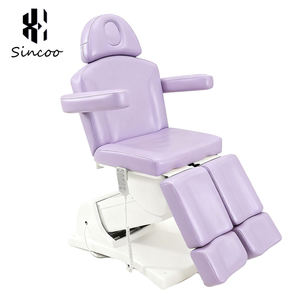 Cama de Masaje de Belleza de Acero Inoxidable de Alta Calidad con 4 Motores, Cama Facial para Salón y Uso Escolar - Product Image 1