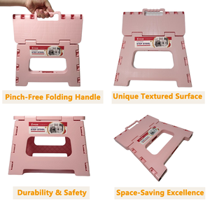 Custom Groothandel 9 Inch Kleine <span class=keywords><strong>Plastic</strong></span> Opvouwbare <span class=keywords><strong>Plastic</strong></span> Kruk Stoel Met Handvat - Product Image 2