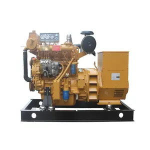 Made in china 80kw marine diesel generator with sea water pump and fresh water pump for best price