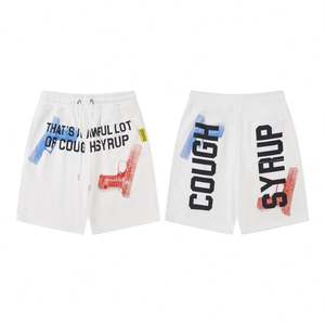 กางเกงขาสั้นสตรีทแวร์คุณภาพสูง กางเกงบาสเก็ตบอล กางเกงวอร์มผู้ชาย น้ำเชื่อมแก้ไอเยอะมาก กางเกงขาสั้นสำหรับผู้ชาย - Product Image 6