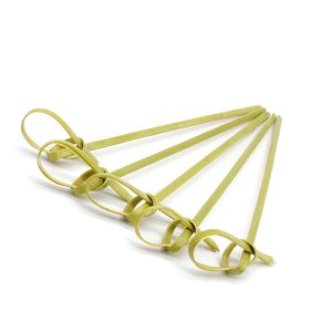 Palillos de Bambú Desechables para Cócteles, Brochetas Biodegradables de Color Natural de 6-18 cm, Ecológicas - Product Image 4