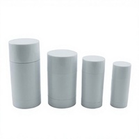 Nouveau design tendance, écologique, conteneur de déodorant en stick rond de 15g et 40g, emballage cosmétique remplaçable avec bouchon à vis C888