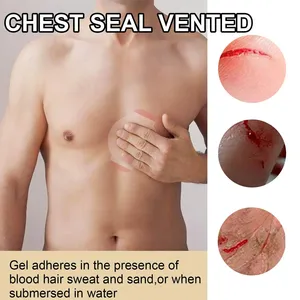 Apósito para Heridas de <span class=keywords><strong>Trauma</strong></span>, Hidrocoloide, Equipo de Emergencia, Sello Torácico Ventilado, Sellos Torácicos Médicos - Product Image 4