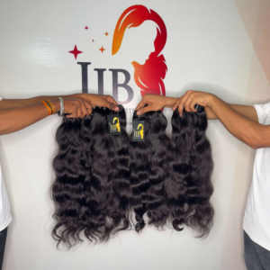 Cabello humano de templo indio alineado con cutícula cruda sin procesar de un donante, paquete de cabello crudo brasileño sin procesar - Product Image 2