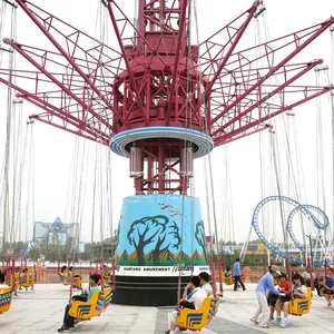 Tour de rotation de parc d'attractions en métal de mode d'attraction extérieure tours de tour volante à vendre