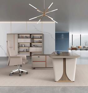 <span class=keywords><strong>Meilleur</strong></span> vendeur Bureau de direction moderne convertible en forme de L pour PDG, directeur, chef - Product Image 5
