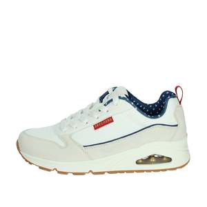 Skechers Donna Sneakers Blanc Bleu 38 Chaussures de marche - Product Image 1