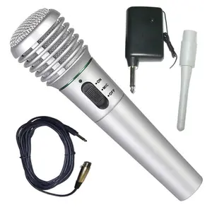 2 in 1 kabel / nirkabel mikrofon DM308-1 