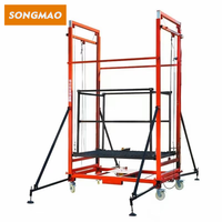 Échafaudage mobile électrique Songmao 6m, nacelle articulée, échelle élévatrice
