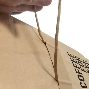 Restaurant Takeaway <b>Bags</b> Paper Aluminium Foil <b>Bags</b> Hot Fast Food Coffee Takeout Burger Take Away Paper <b>Bags</b> With Foil - Product Image 6