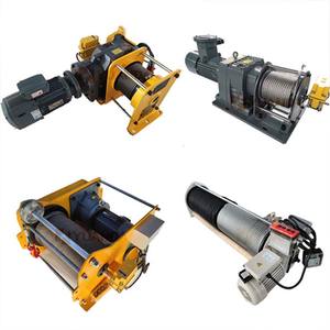 Winch tali kawat listrik tipe Eropa, kerekan listrik kecepatan tinggi 2 ton drum besar - Product Image 5