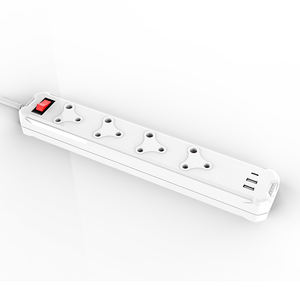 Tira de alimentación de 4 vías de nuevo diseño sudafricano, <span class=keywords><strong>16</strong></span> <span class=keywords><strong>amperios</strong></span>, tipo sudafricano, 4 salidas, tomas de corriente controladas por USB y tipo C - Product Image 3
