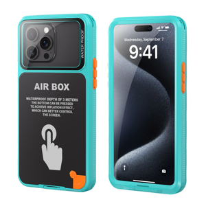 Funda Protectora Completa de TPU y PC a Prueba de Agua y Golpes IP68 para iPhone 16 15 14 13 12 Pro Max Plus para Buceo y Natación Subacuática - Product Image 1