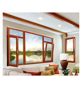 Abatible de aluminio ventana tintado de vidrio templado de hermética <span class=keywords><strong>ventanas</strong></span> abatibles para cuarto de baño - Product Image 3