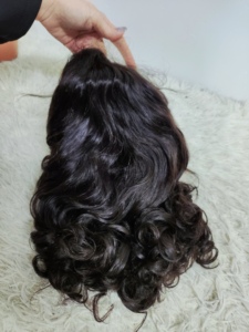 Promoción $33 Big Wave 13x4 Lace Frontal Pelucas de Cabello Humano 100% de 14 Pulgadas Pre-arrancadas con Línea de Cabello Natural, Venta Caliente al por Mayor - Product Image 5