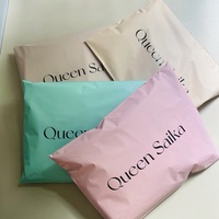 Quantité minimale de commande 100 pièces 100% biodégradable privé écologique durable Tshirt vêtements emballage sac postal Logo personnalisé Poly mail