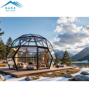 Carpa Domo Geodésica de Lujo para Eventos y Glamping, de Alta Gama, para Exteriores, de Aluminio y Vidrio Templado, de 6m, 7m, 8m, 9m, en Venta, Modelo DT1023 - Product Image 6