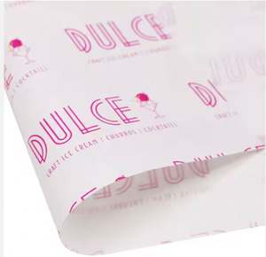 Emballage pour hamburger biodégradable résistant à la graisse avec logo personnalisé, revêtement unilatéral, emballage pour sandwich, gâteau, nourriture pour la cuisson - Product Image 5