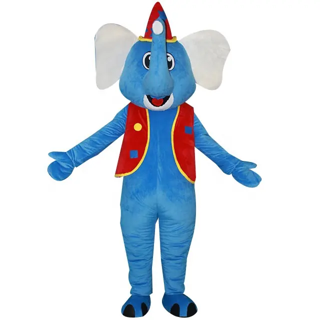 Fabrik Preis Pelz anzug Erwachsene Elefanten Maskottchen Party Cartoon Tier Kostüm Für Party