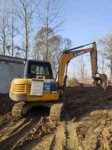 Mini-excavatrice sur chenilles d'occasion de type 60, moteur Yanmar, pompe hydraulique, boîte de vitesses, roulement, prix bas, excellentes performances, d'origine - Product Image 3