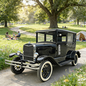 Autobús Turístico Eléctrico Clásico Grande de Estilo Vintage para Zonas Turísticas - Product Image 1