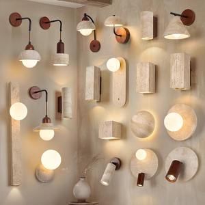 Lámparas de pared Zhongshan para cabecera, con un toque de alta gama, para sala de estar <span class=keywords><strong>y</strong></span> dormitorio de hotel, diseño retro para interiores <span class=keywords><strong>y</strong></span> pasillos. - Product Image 1