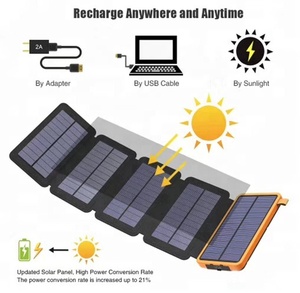 Nouveau 4 Panneau <span class=keywords><strong>Solaire</strong></span> Soleil Plein 8000mAh Banque De Puissance <span class=keywords><strong>Solaire</strong></span> Imperméable de Banque de Puissance De <span class=keywords><strong>Batterie</strong></span> <span class=keywords><strong>Externe</strong></span> de Téléphone Double USB <span class=keywords><strong>pour</strong></span> huawei <span class=keywords><strong>iPhone</strong></span> - Product Image 5