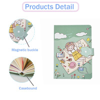 Carnet de notes personnalisé avec couverture rigide, journal de coloriage, planificateur d'objectifs, avec serrure, format A4, impression personnalisée, cadeau du Nouvel An