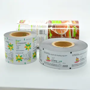 2 Layers Laminated Material Plastic Packaging Aluminium Film Packaging Sachet For Food Packaging