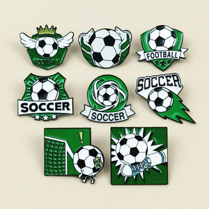Hot Selling Factory Wholesale Eco-friendly <b>Silver</b>-Plated Enamel 2026 World Football Championship Customizable Metal Pin Custom - Product Image 1