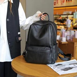 AndoBag - Mochilas de Cuero Vacuno Genuino de Gran Capacidad para Mujer, Bolso de Hombro Vintage de Moda, Mochila para Viajar al Trabajo 8538 - Product Image 4